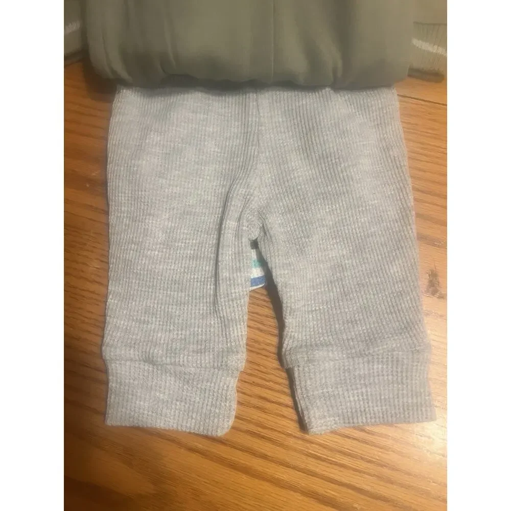 Precious Baby 4 Piece Outfit Set Jacket Top Bottoms Size 0-3 Months